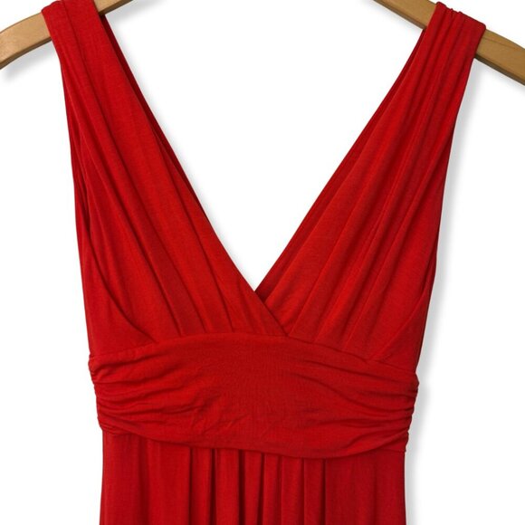 ❤️ TART Red Cotton Summer Maxi Dress | Size XS - Picture 2 of 4